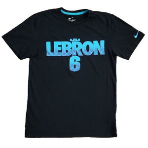 3/$20 Nike Dri-Fit Black With Teal LeBron James Athletic T-shirt